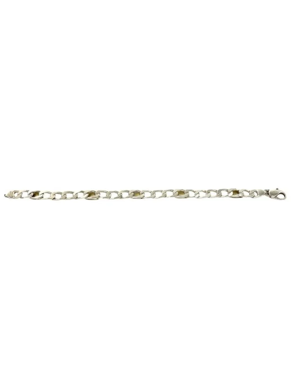 Tiffany & Co Vintage Figaro Chain Bracelet Silver